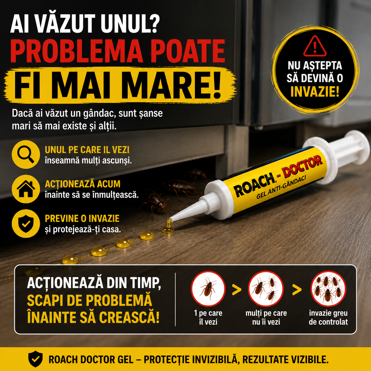 Gel Profesional Anti-Gândaci (1+1 gratuit)