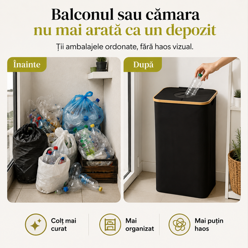 Coș pentru Sticle și Doze cu Garanție